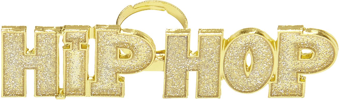 Hip Hop ring goud