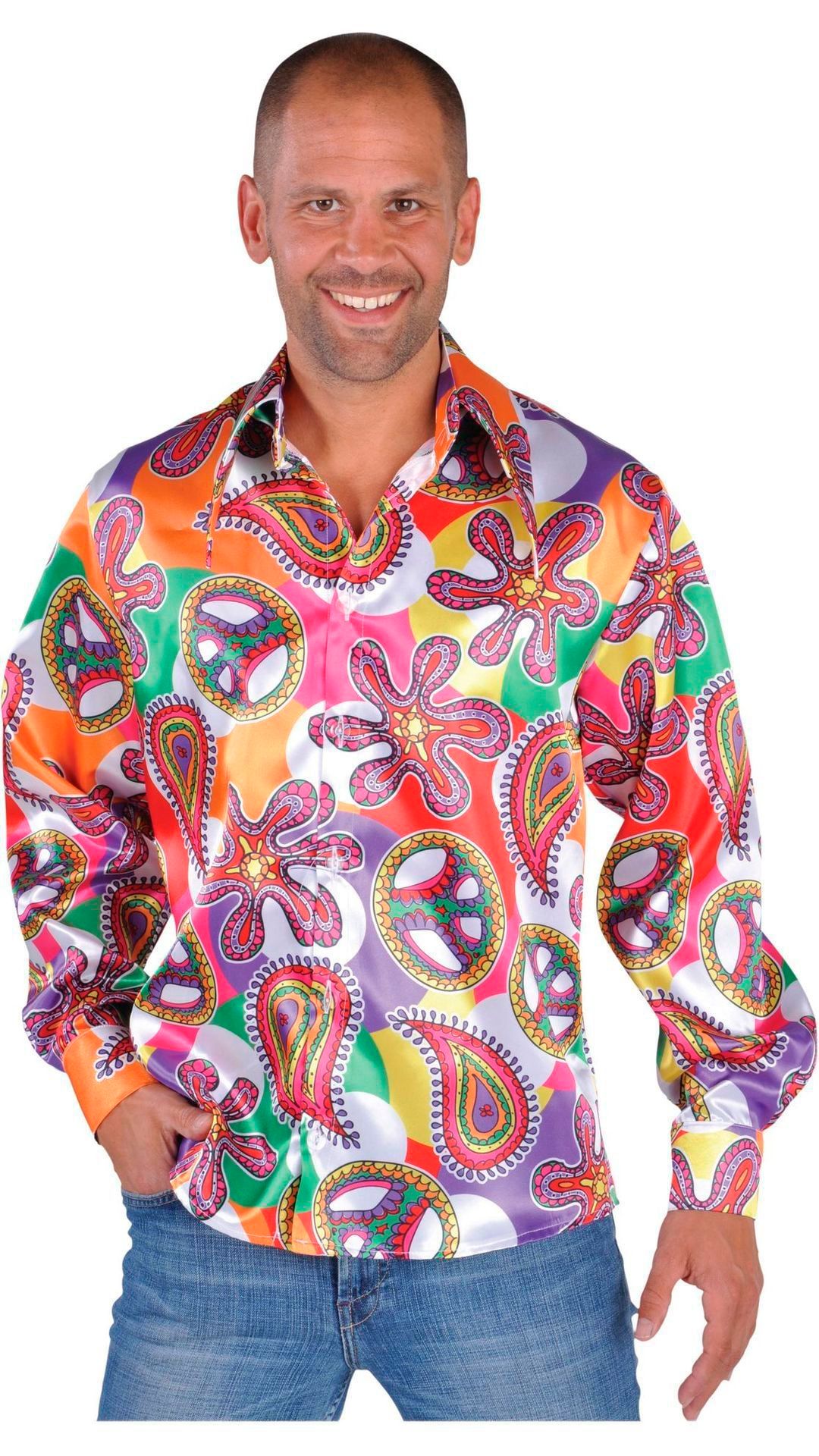 Hippie blouse carnaval mannen