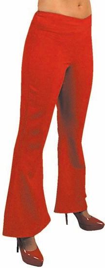 Hippie broek rood vrouwen