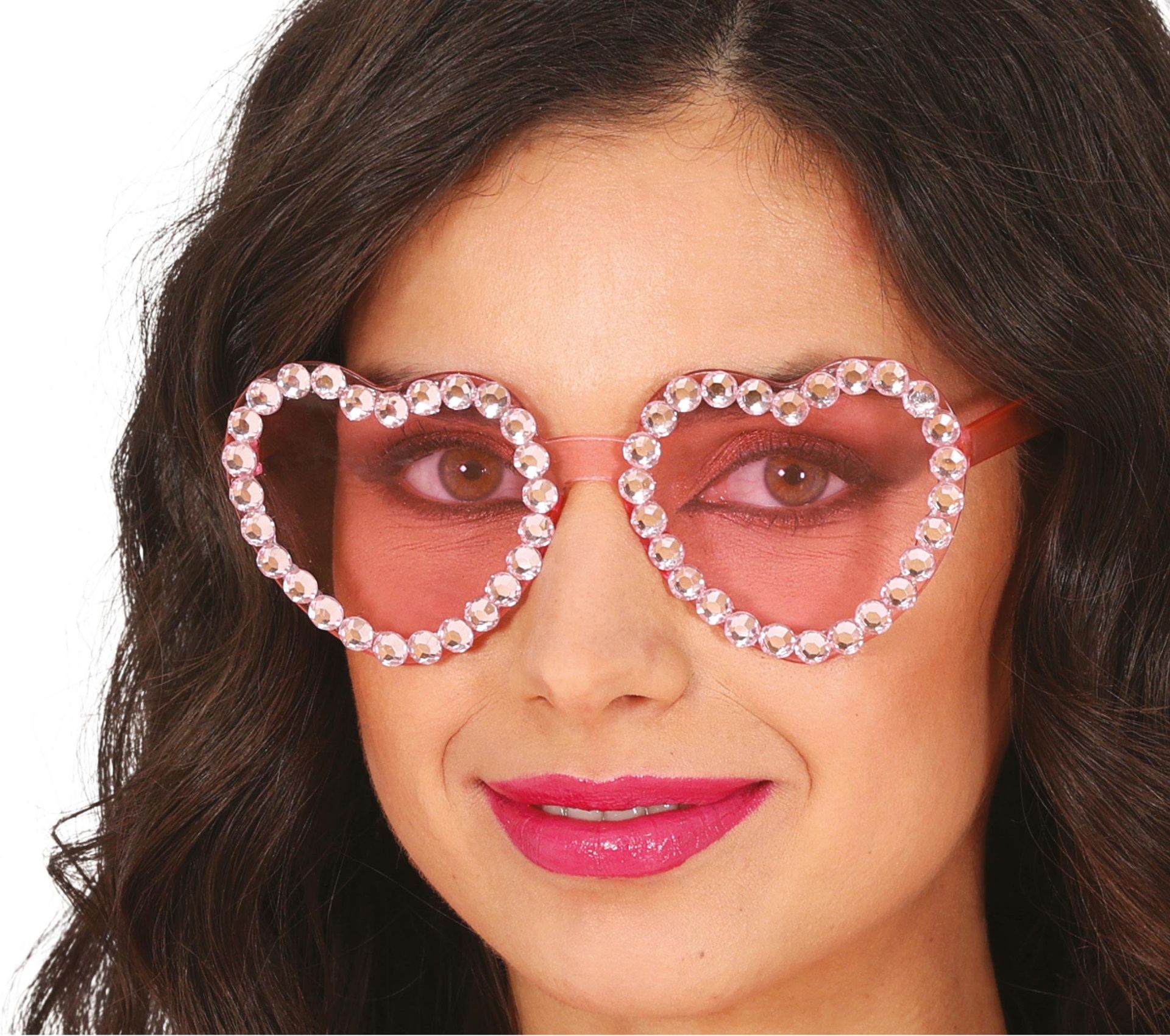 Hippie Hartenbril met Diamanten