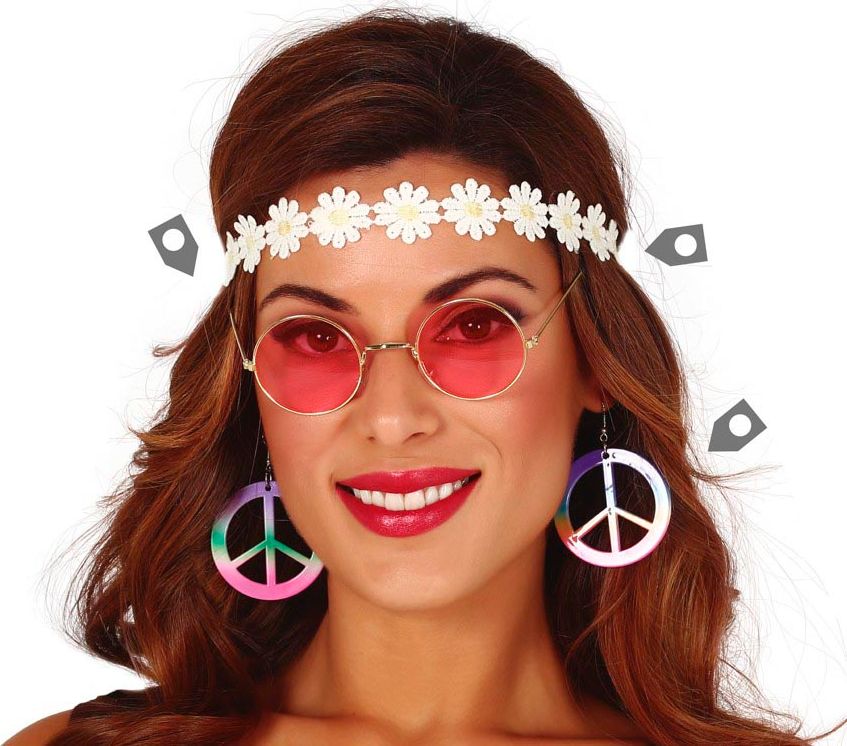 Hippie jaren 60 accessoire set