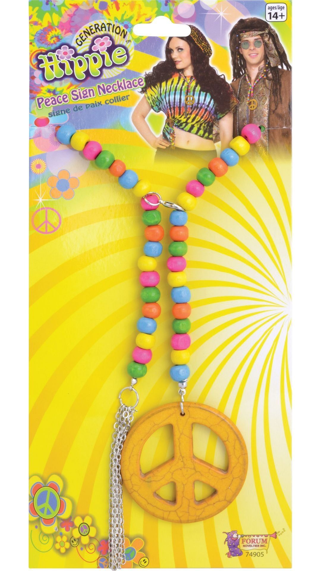Hippie ketting met kraaltjes