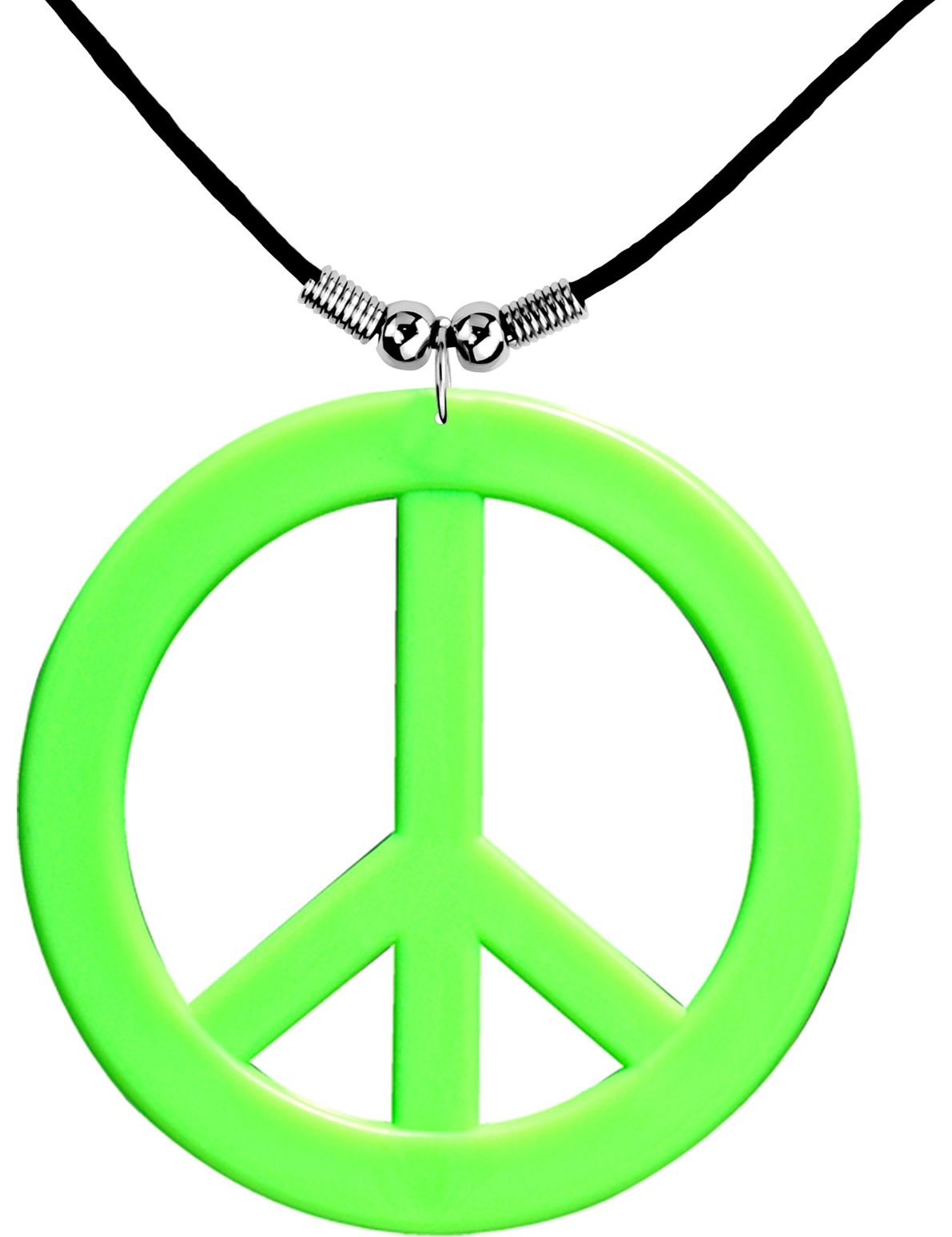 Hippie ketting neon groen