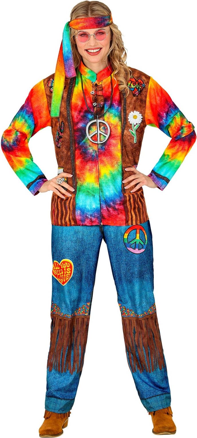 Hippie Pak Regenboog Dames Heren