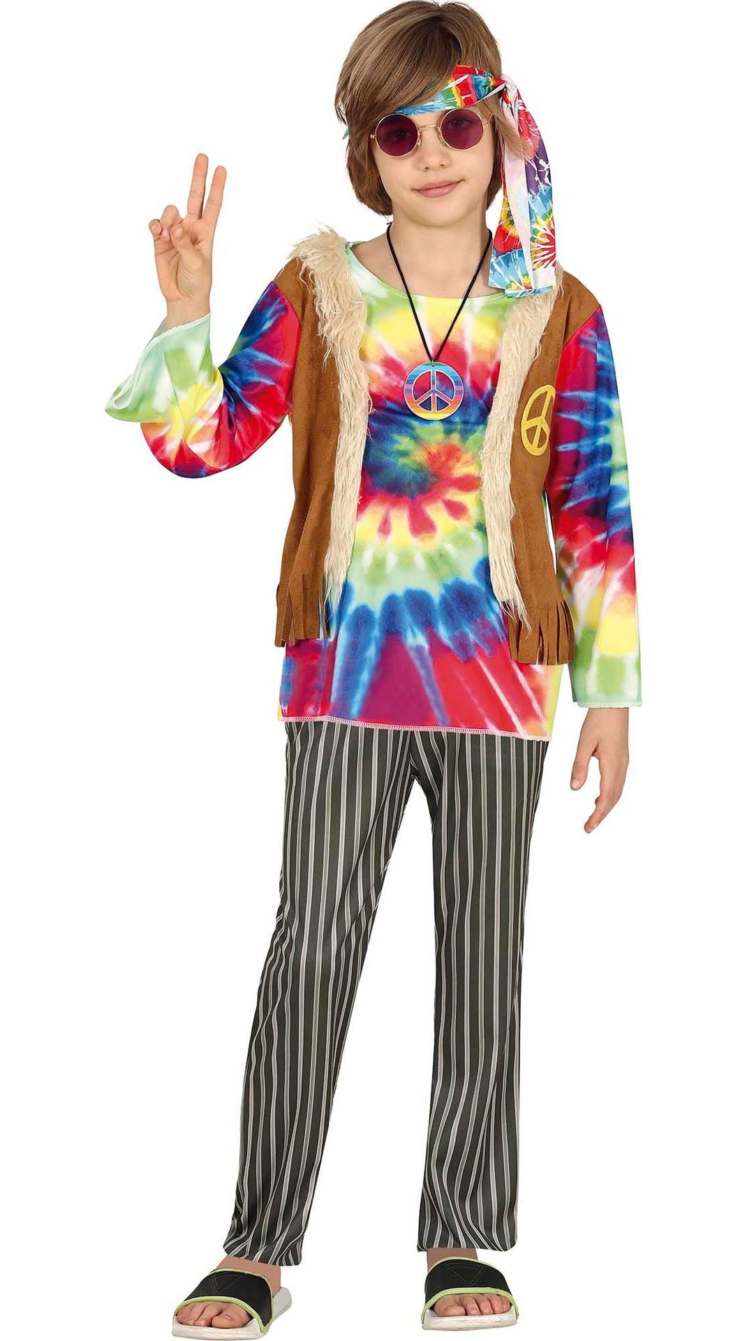 Hippie Peace outfit jongens