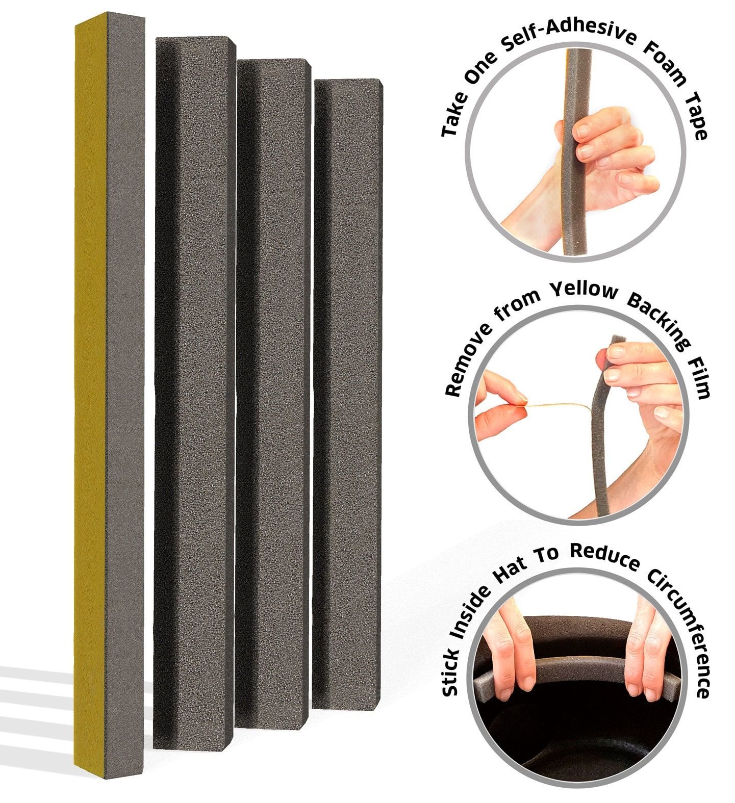 Hoedverkleiner Set met Zelfklevende Strips