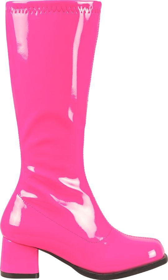 neon roze knee hoog laarzen neon roze knee hoog laarzen