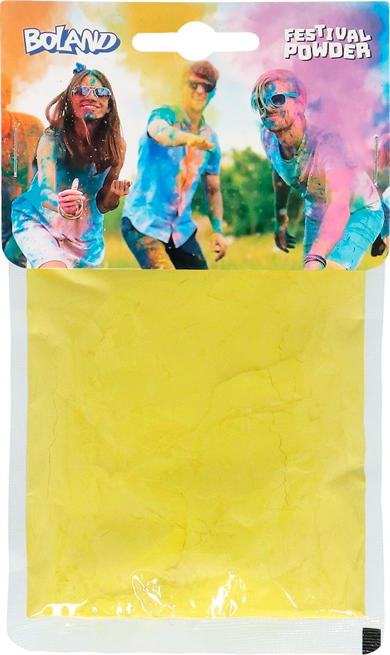 Holi Festival Geel Kleurpoeder 70G