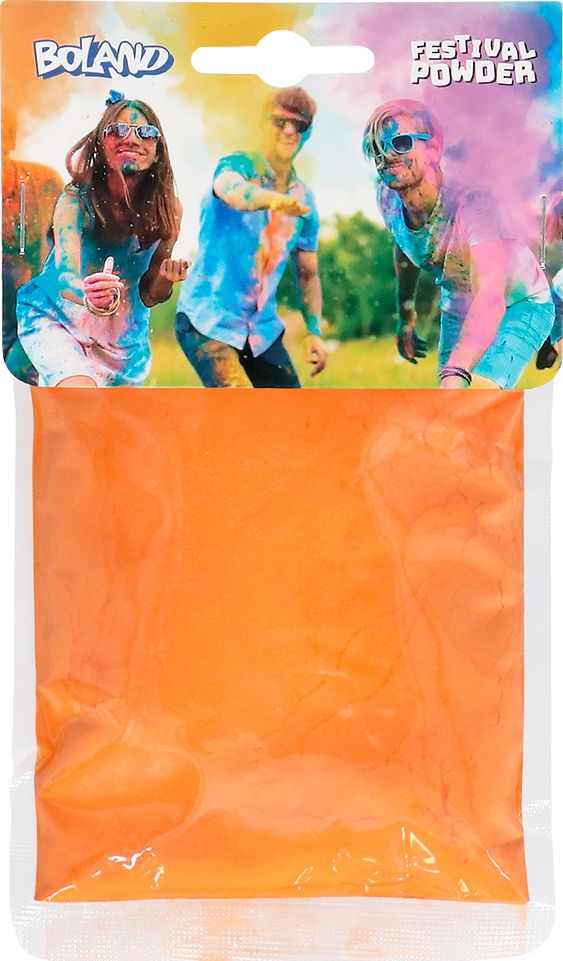 Holi Festival Oranje Kleurpoeder 70G