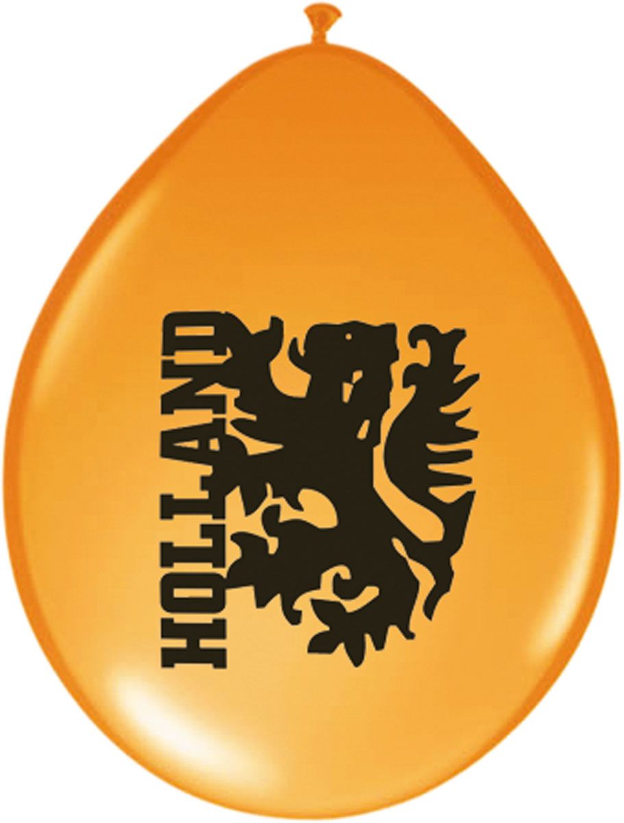 Holland ballonnen leeuw 8 stuks