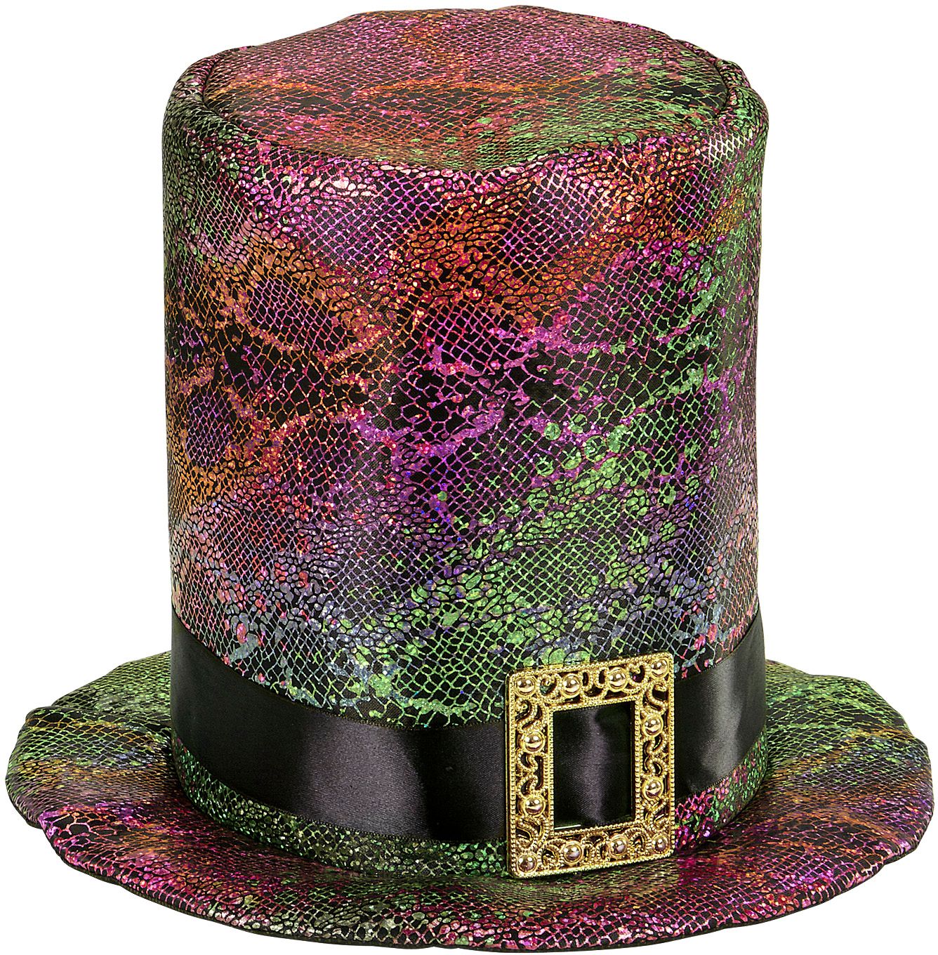 Holografische gothic hoge hoed