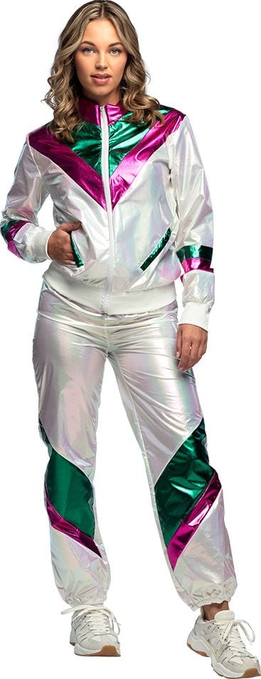 Holographic trainingspak dames
