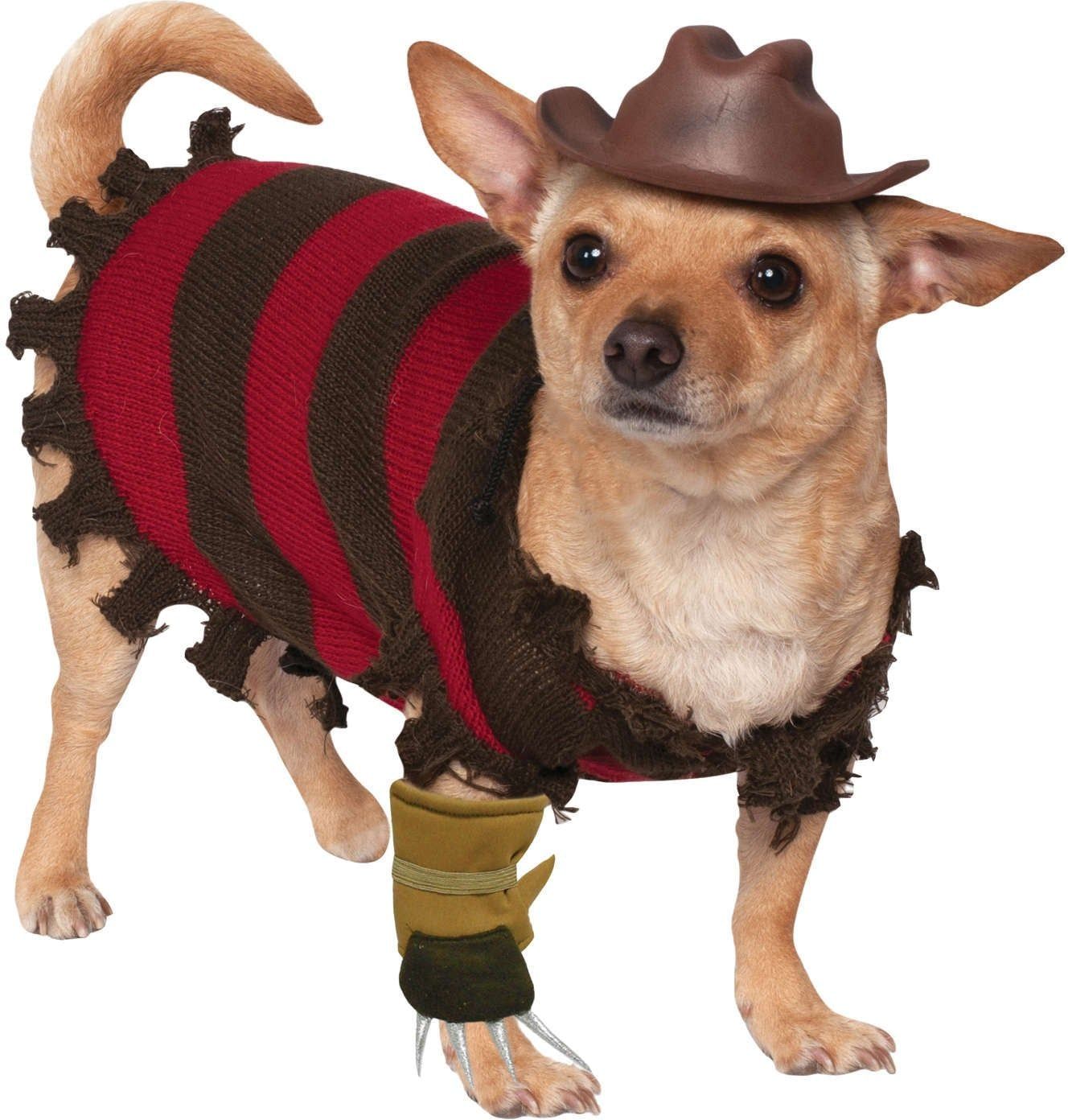 Hond Kostuum Halloween Freddy Krueger