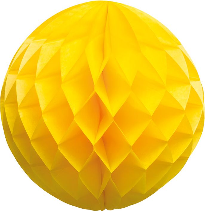 Honingraat bal geel