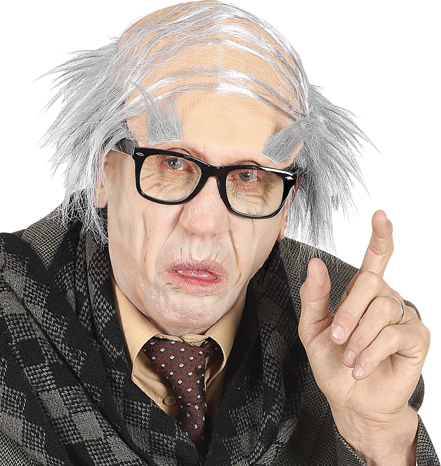 Hoofddeksel grijze haren opa