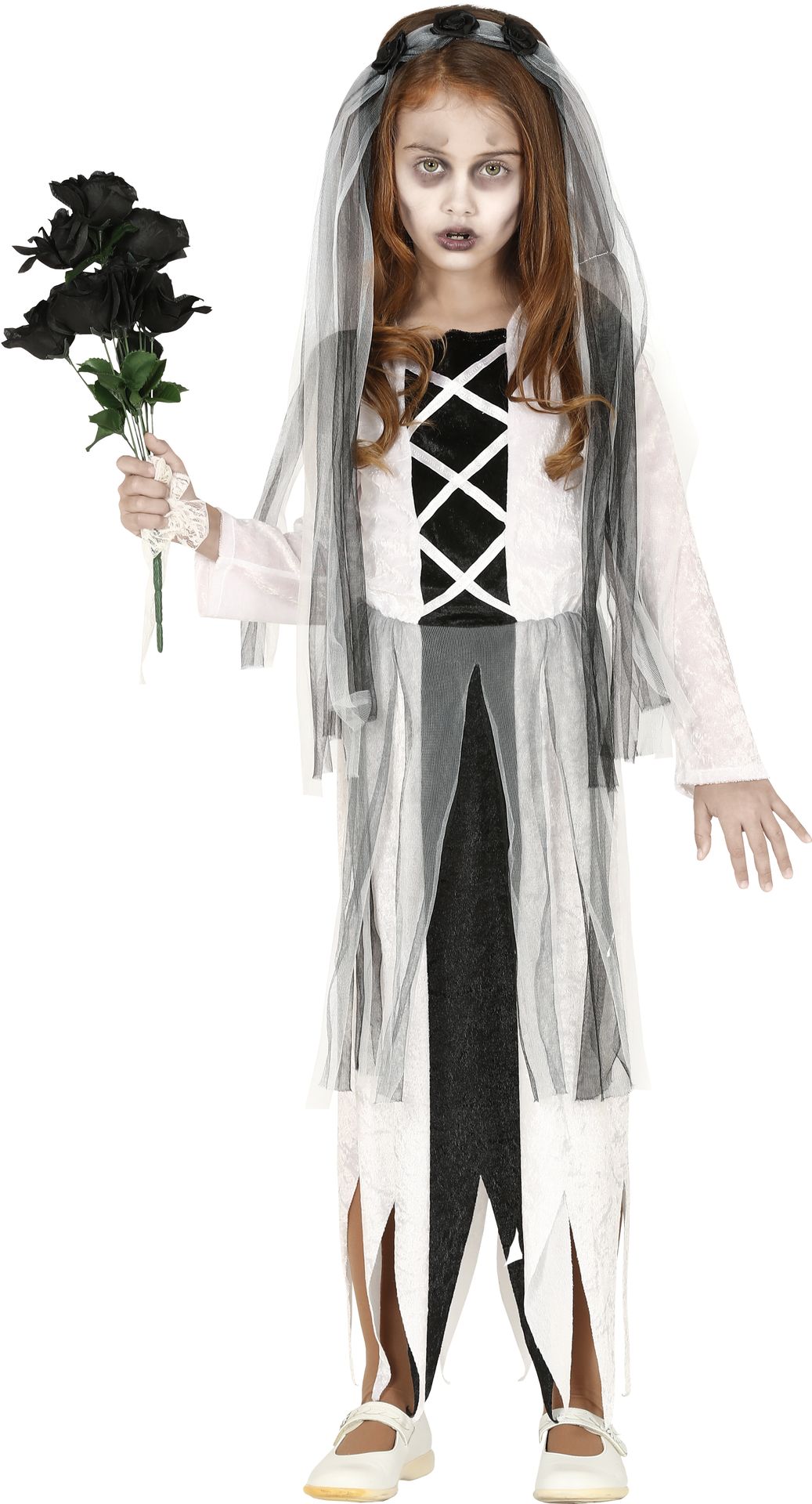 Horror bruid kostuum kind