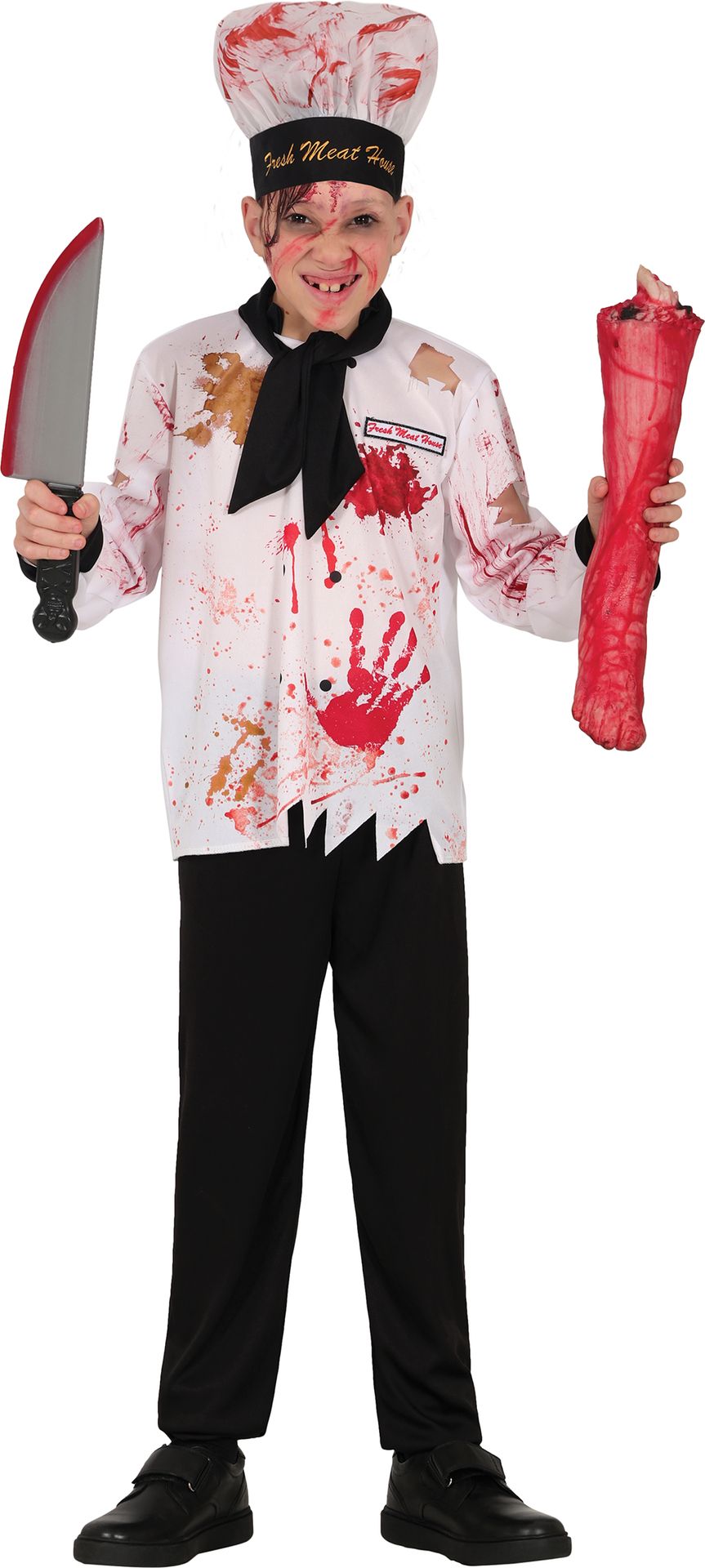 Horror Chef Halloween Kinder Kostuum