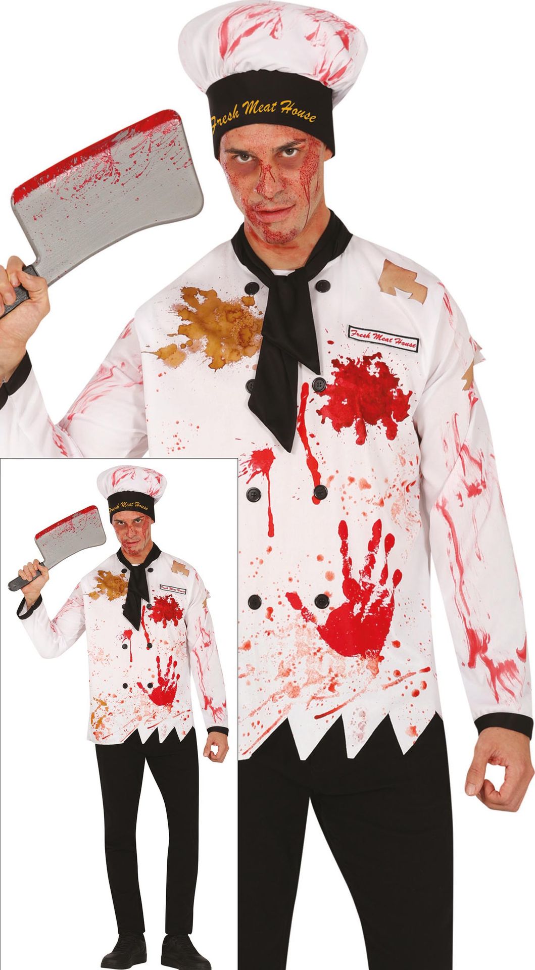 Horror chef kostuum halloween