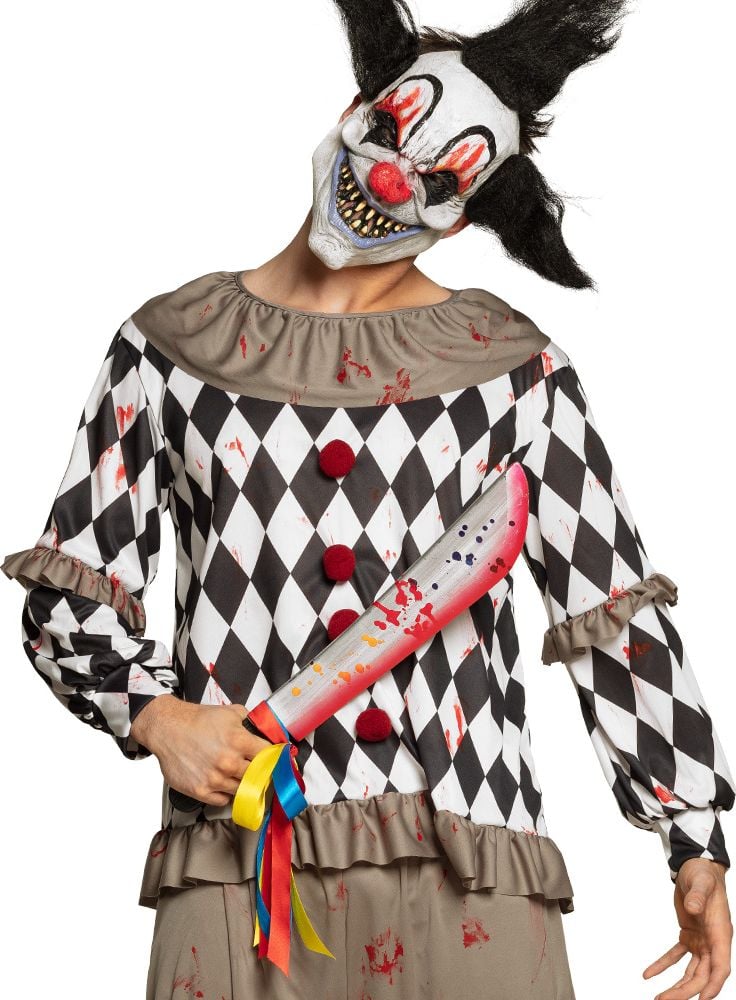 Horror clown machete halloween