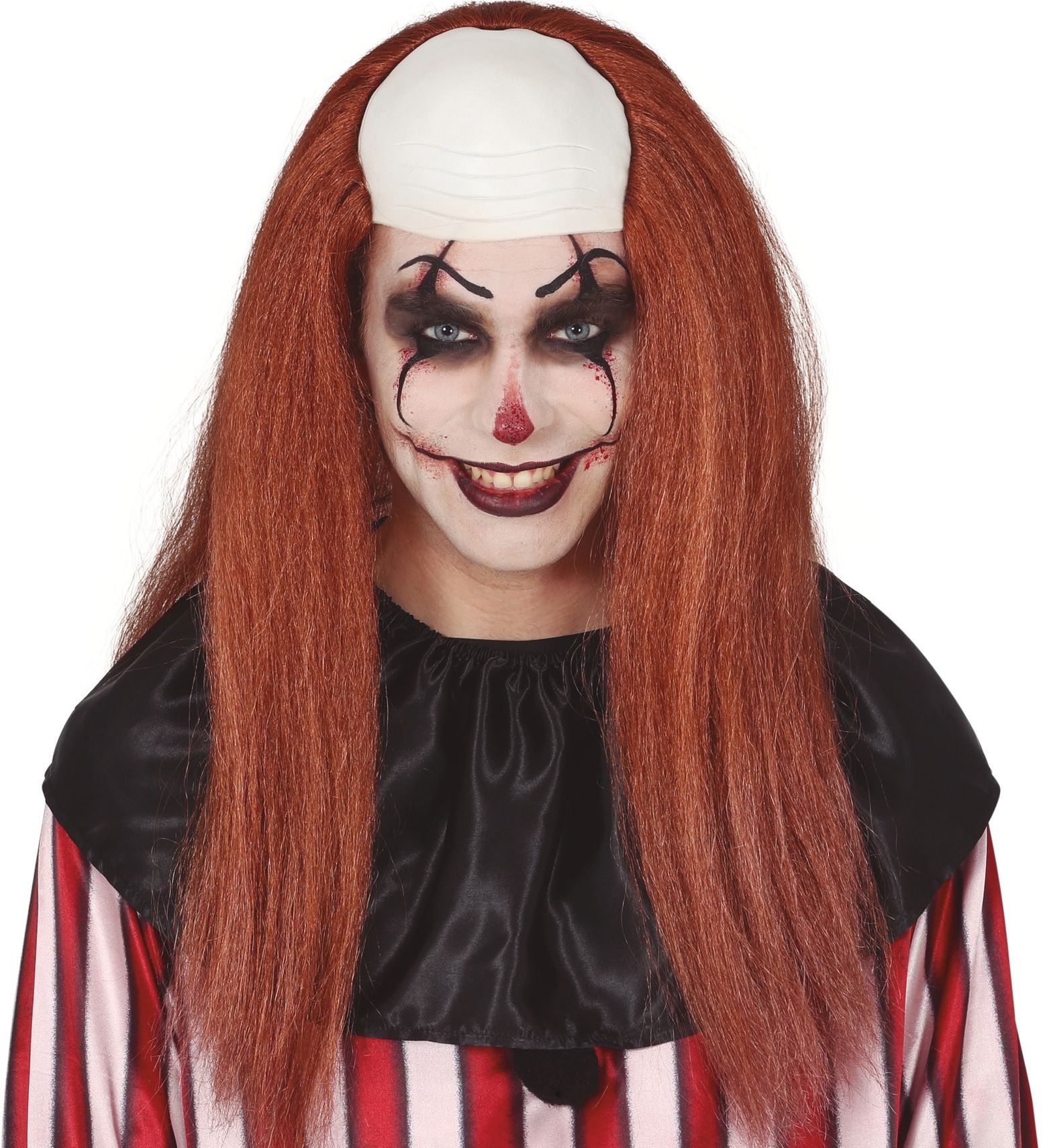 Horror clown pruik stijl