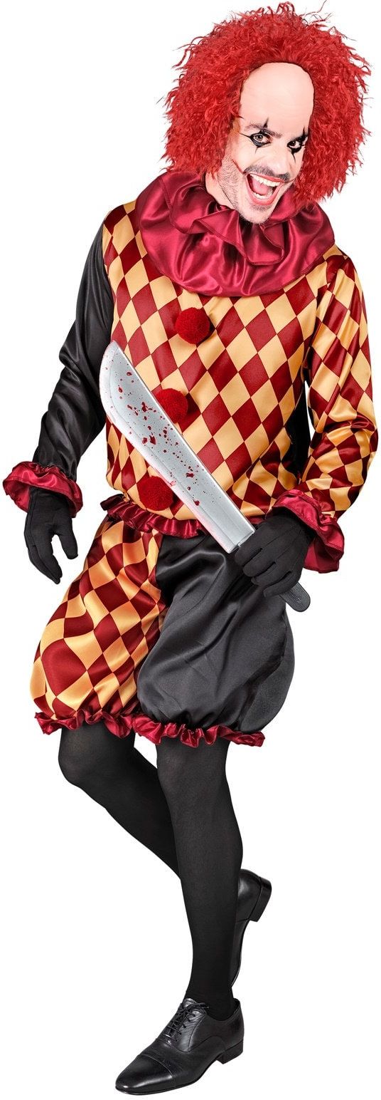 Horror Killer Clown Pak Halloween Rood Heren