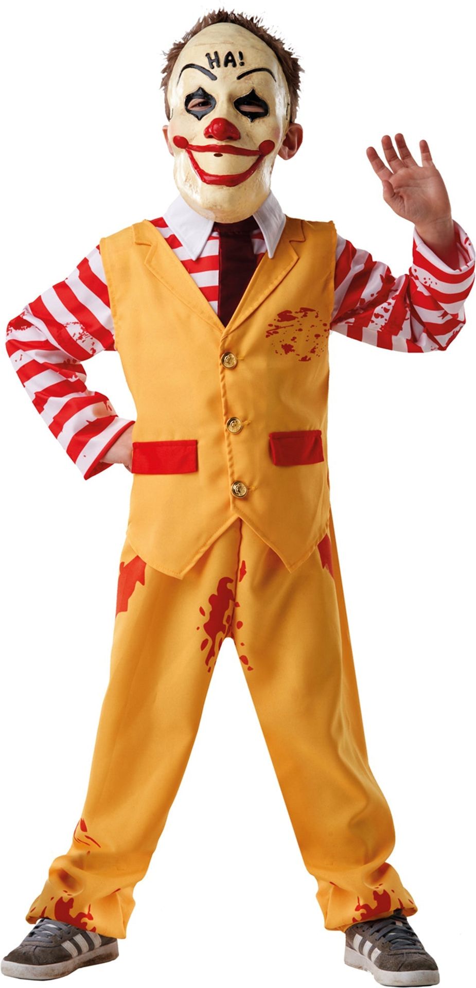 Horror Outfit Ronald McDonald Jongens