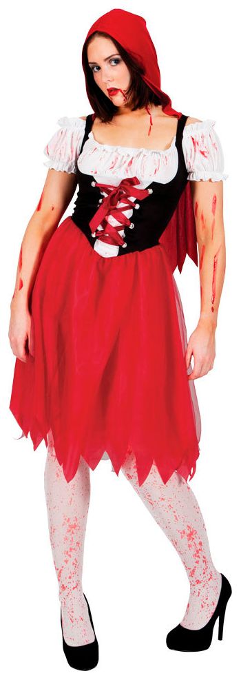 Horror roodkapje kostuum