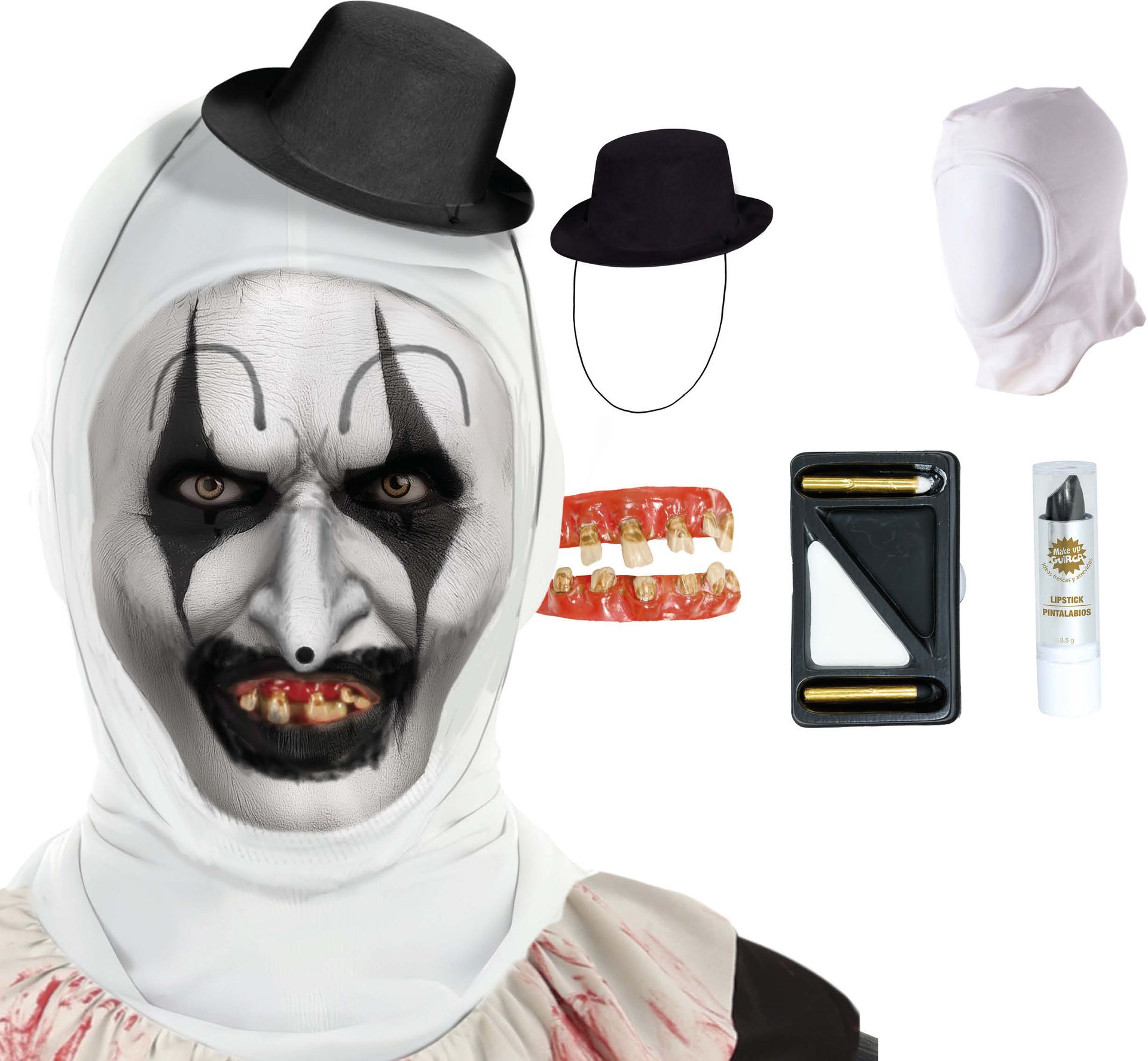 Horrorclown Accessoire Set