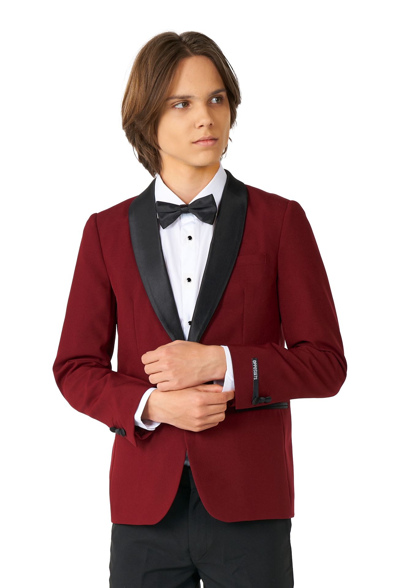 Hot Burgundy Tuxedos Tiener Jongens Opposuits