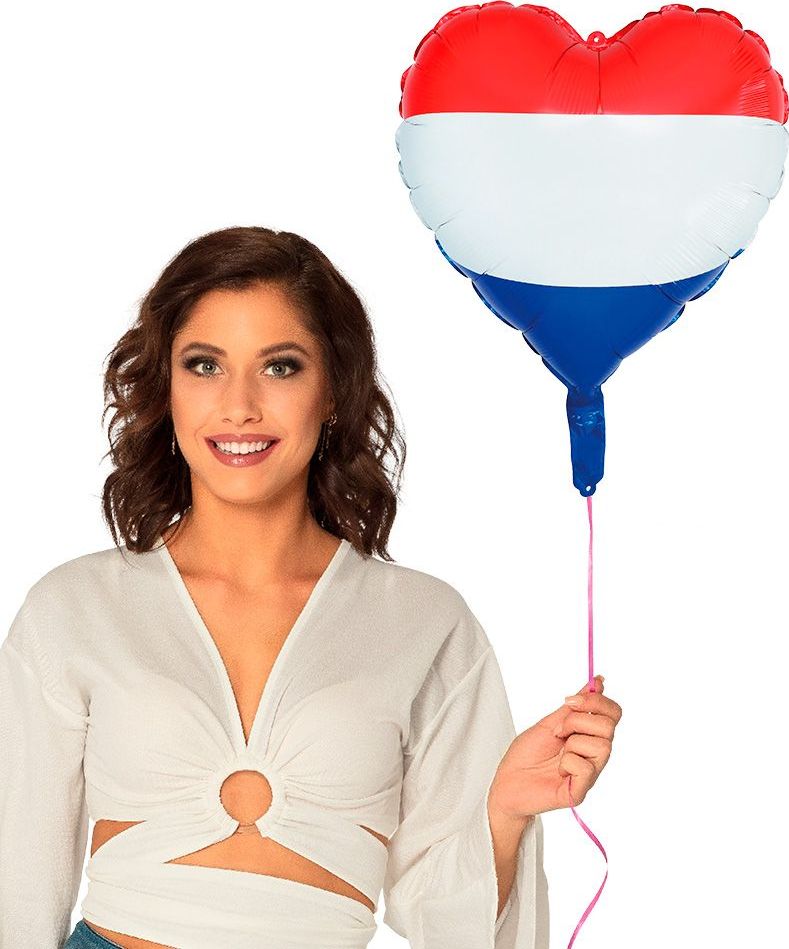 Ik hou van Holland hartvormige folieballon