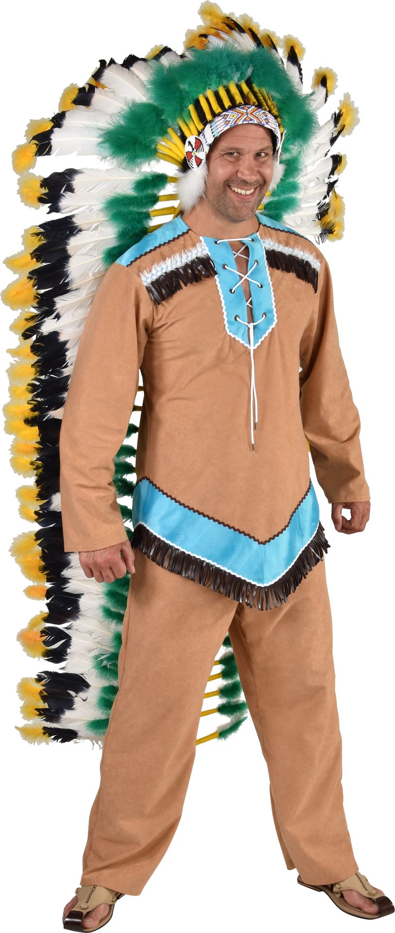 Indiaan chief kostuum