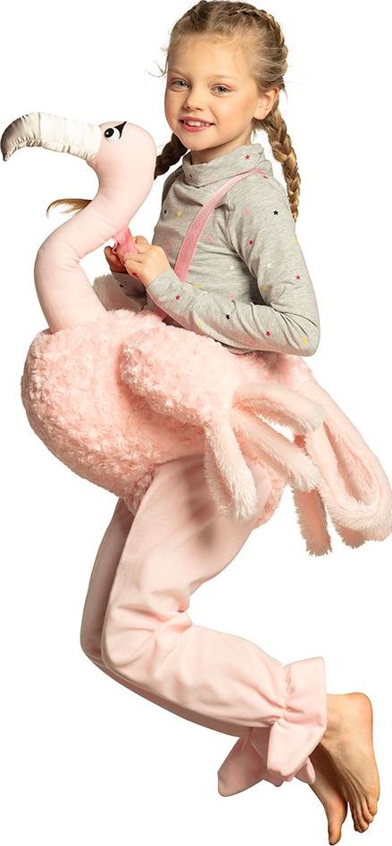 Instap flamingo kostuum kinderen