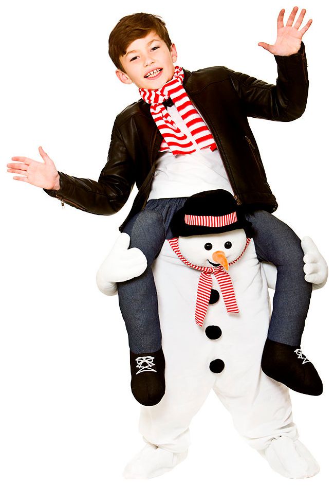 instap kostuum kind sneeuwpop