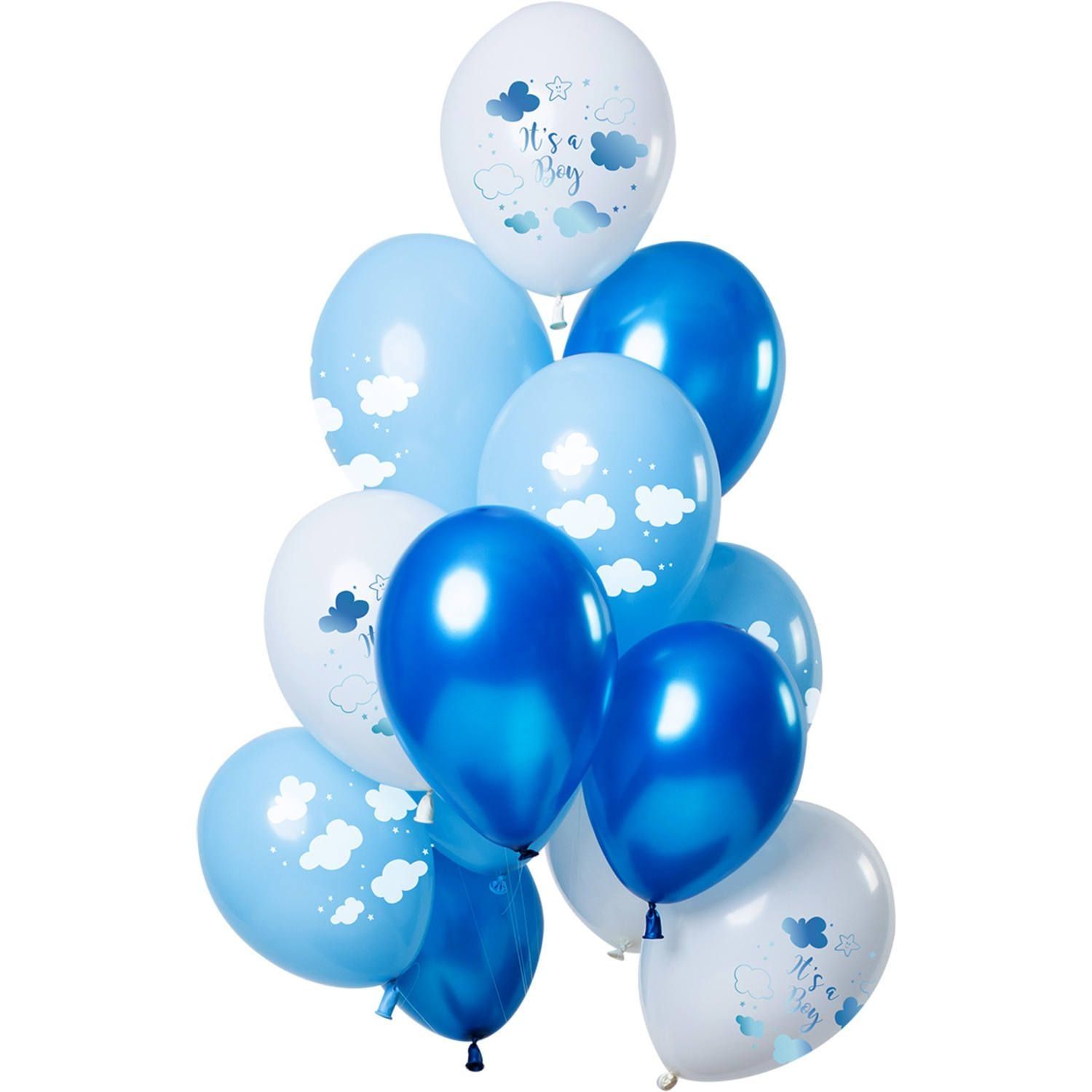 It's a boy blauwe ballonnen 12 stuks