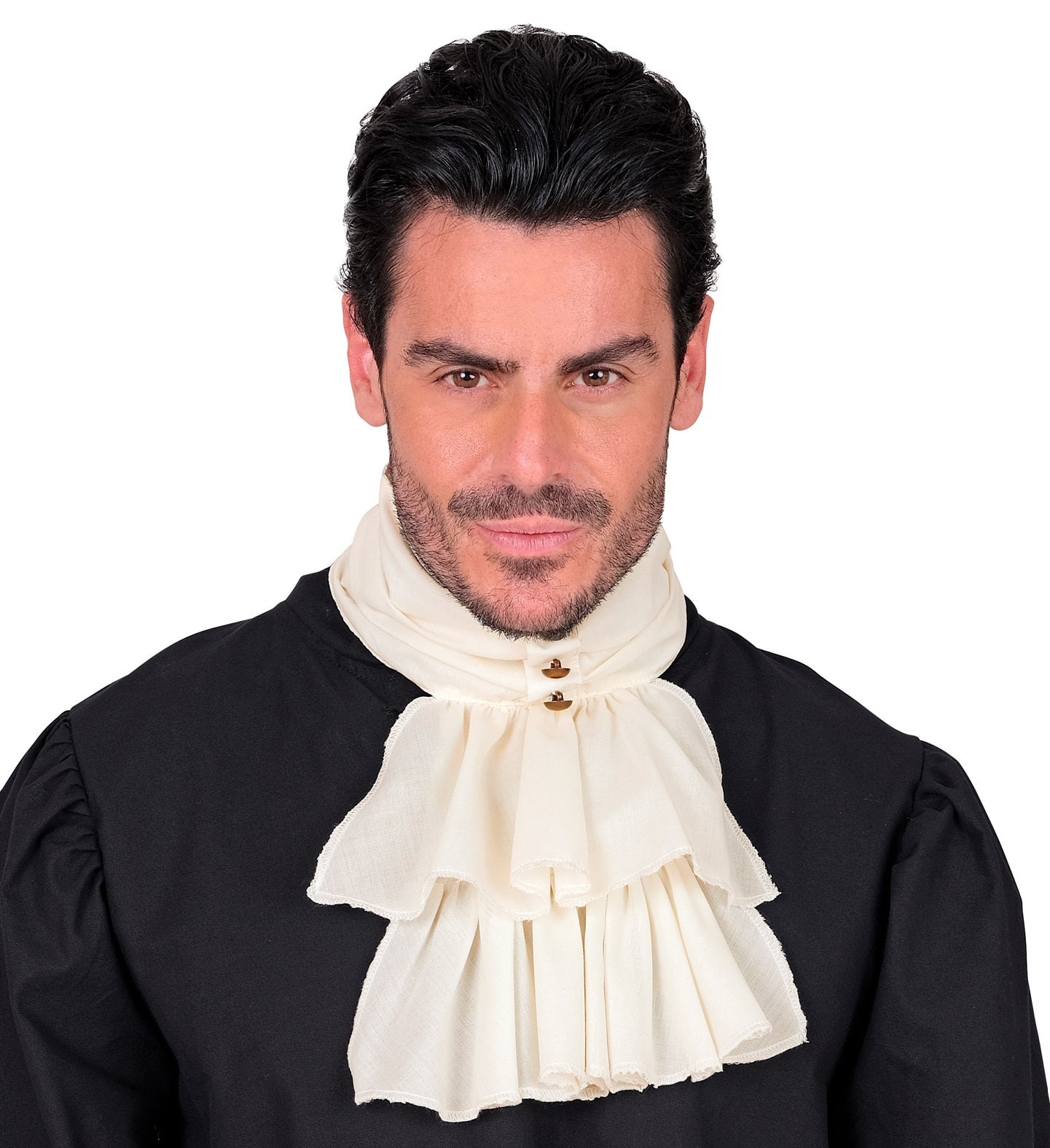 Jabot Wit Kostuum Accessoire Dames Mannen
