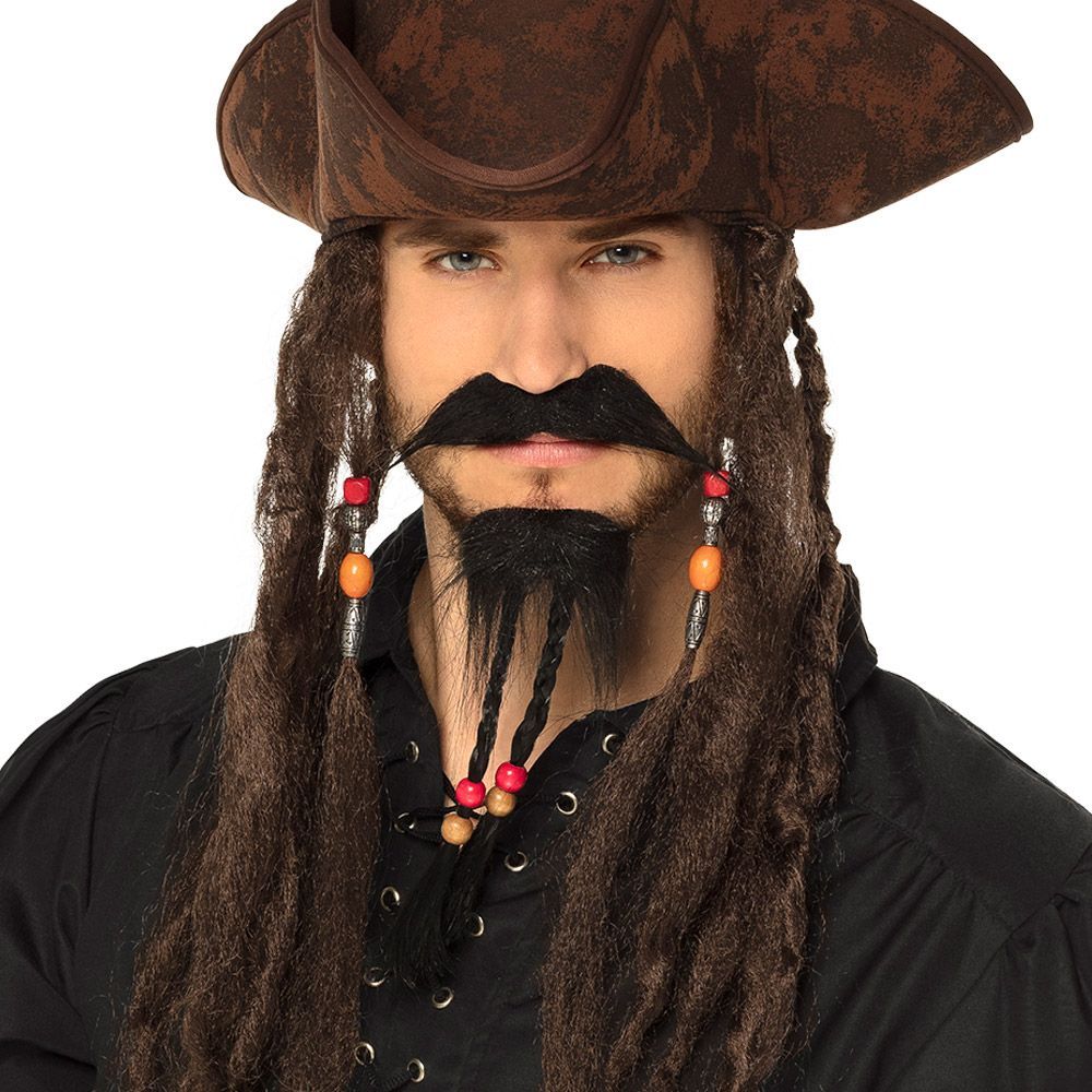 Jack Sparrow snor met baard