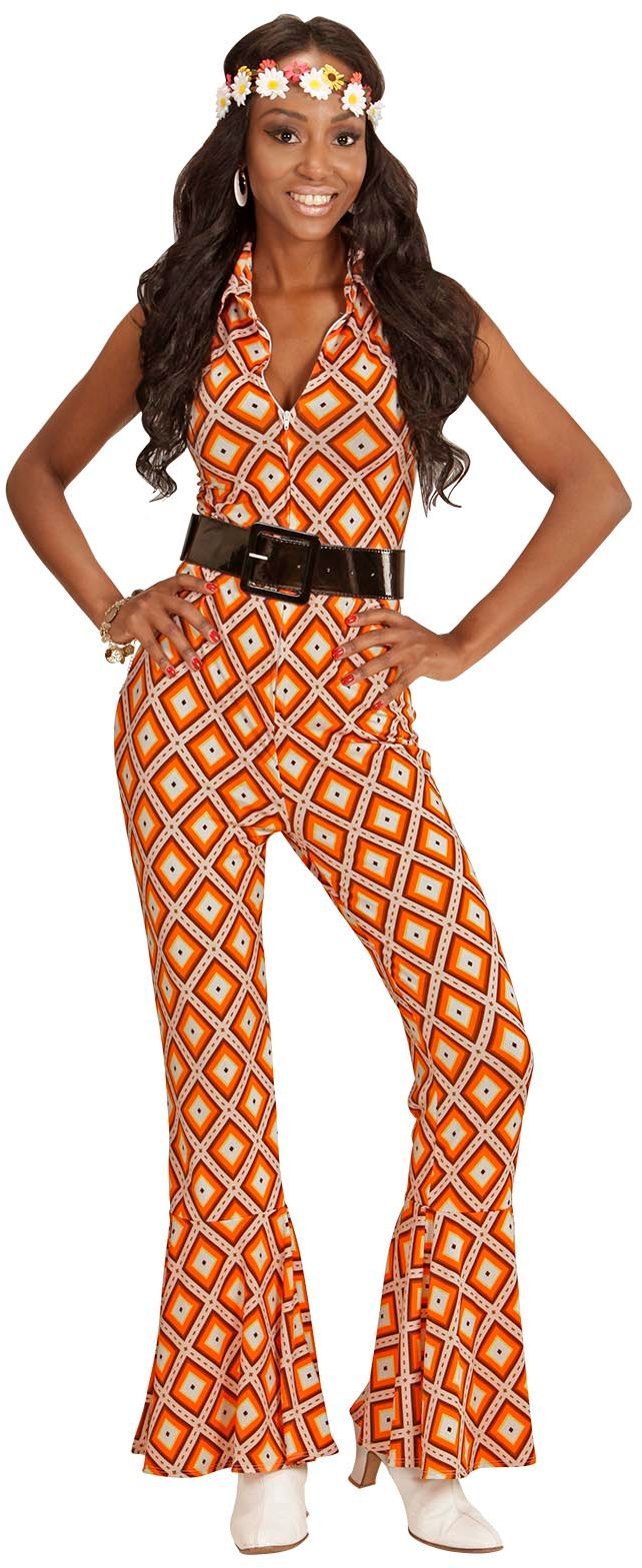 Jaren 70 retro jumpsuit