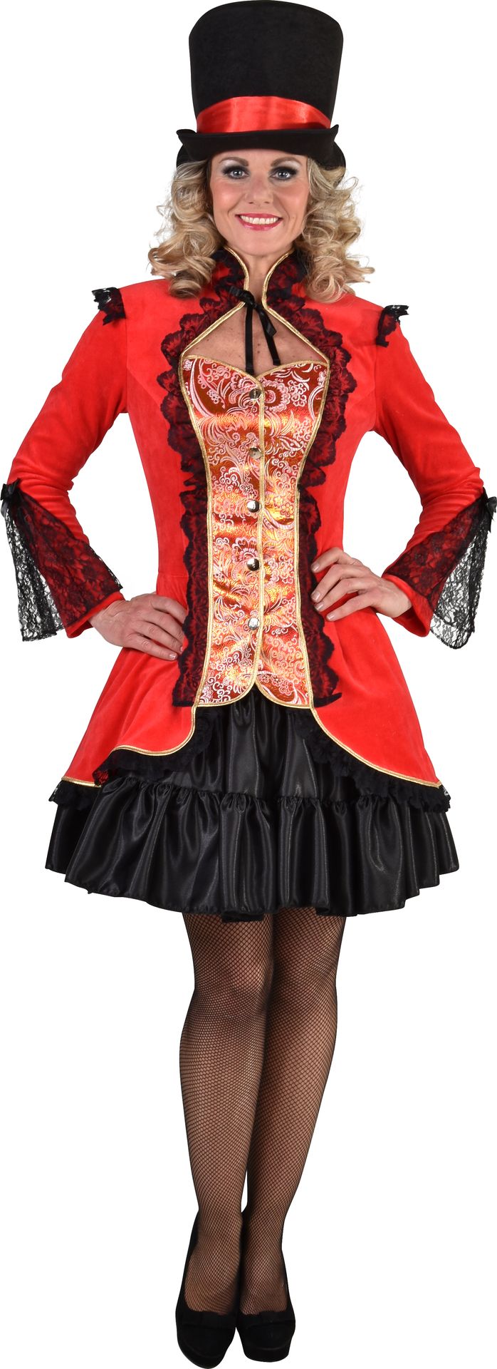 Jasje carnaval vrouwen rood