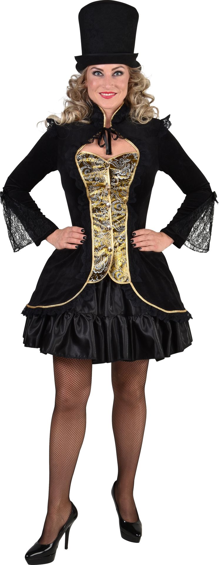Jasje carnaval vrouwen zwart