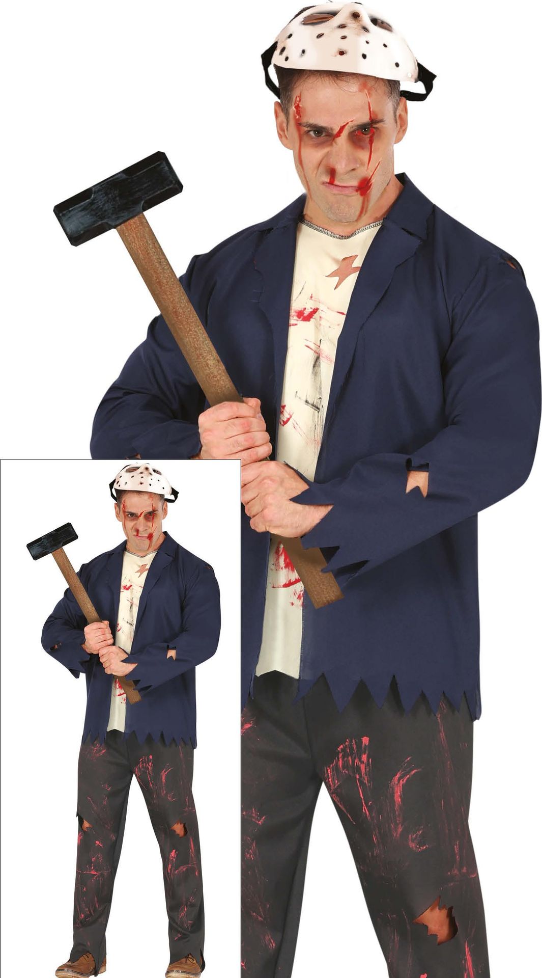 Jason Voorhees kostuum halloween heren