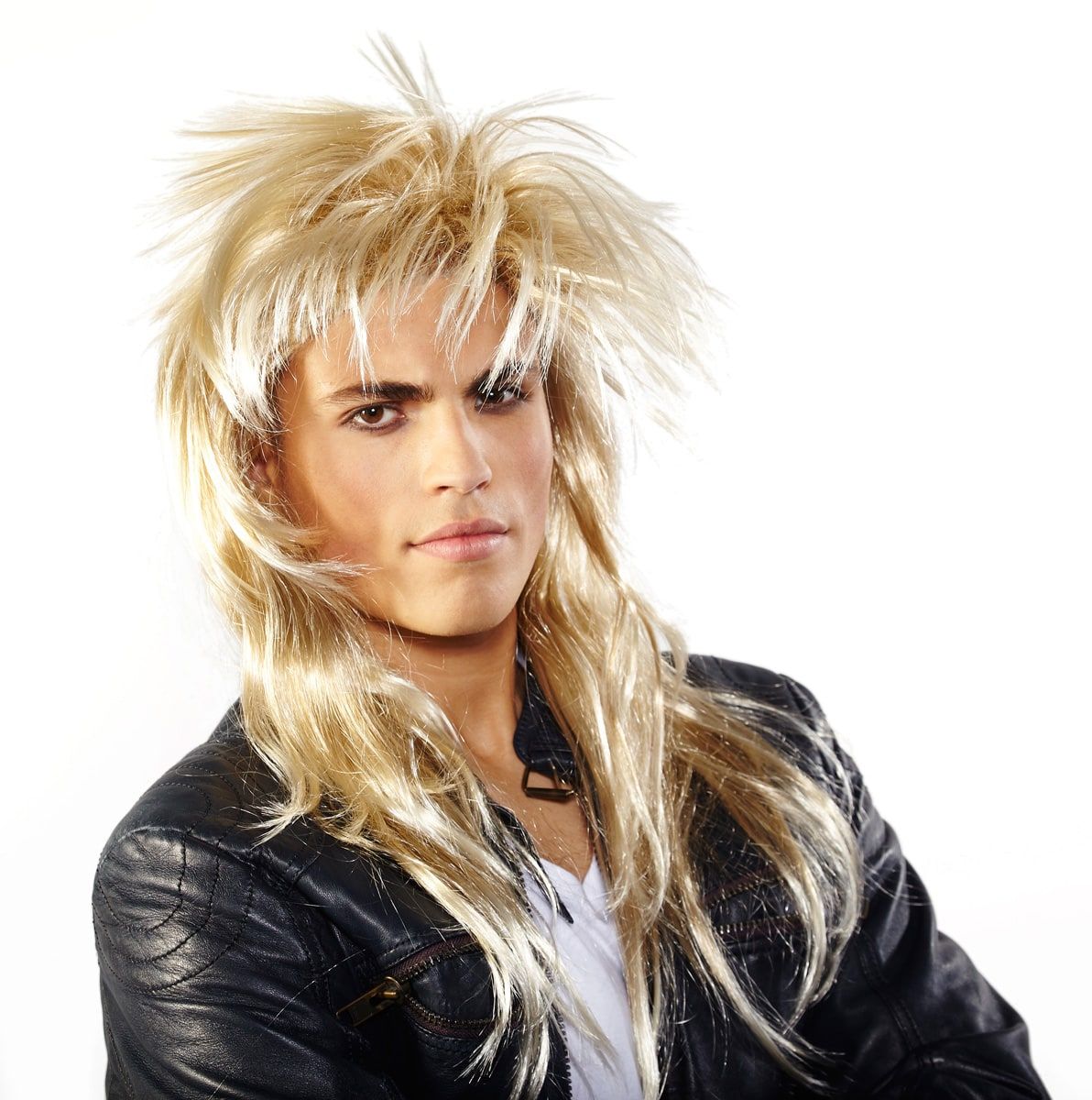 Johnny rocker pruik blond