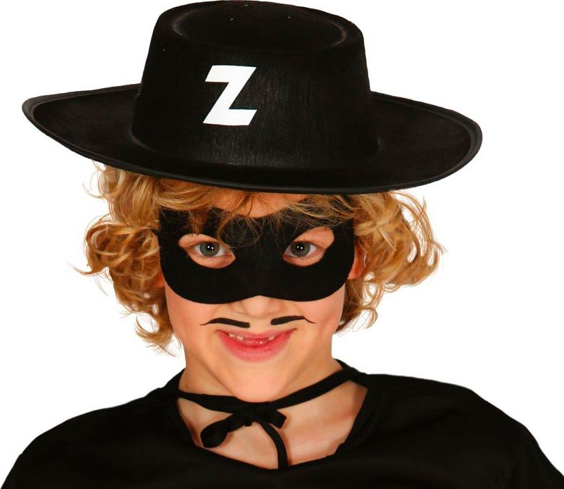 Jonge Zorro hoed met logo