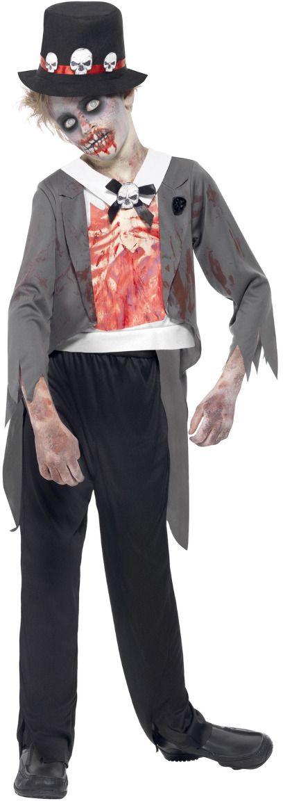 Jongens bruidegom outfit zwart