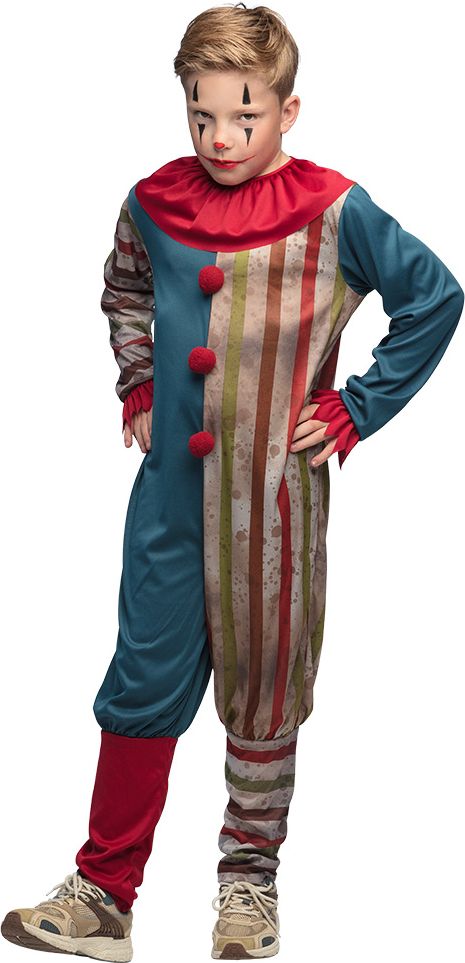 Jongens Halloween Jumpsuit Multikleur Horror Clown