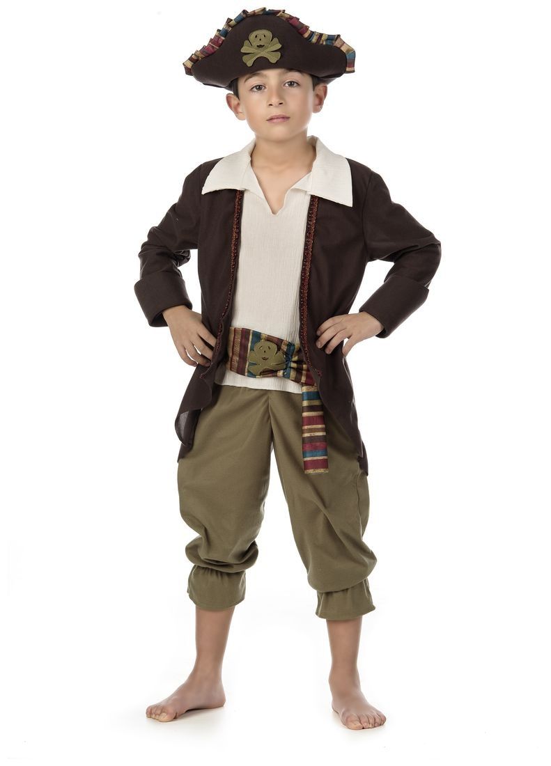 Jongens piraten pak
