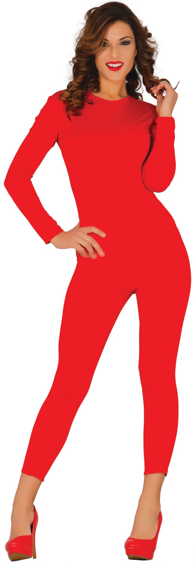Jumpsuit dames rood