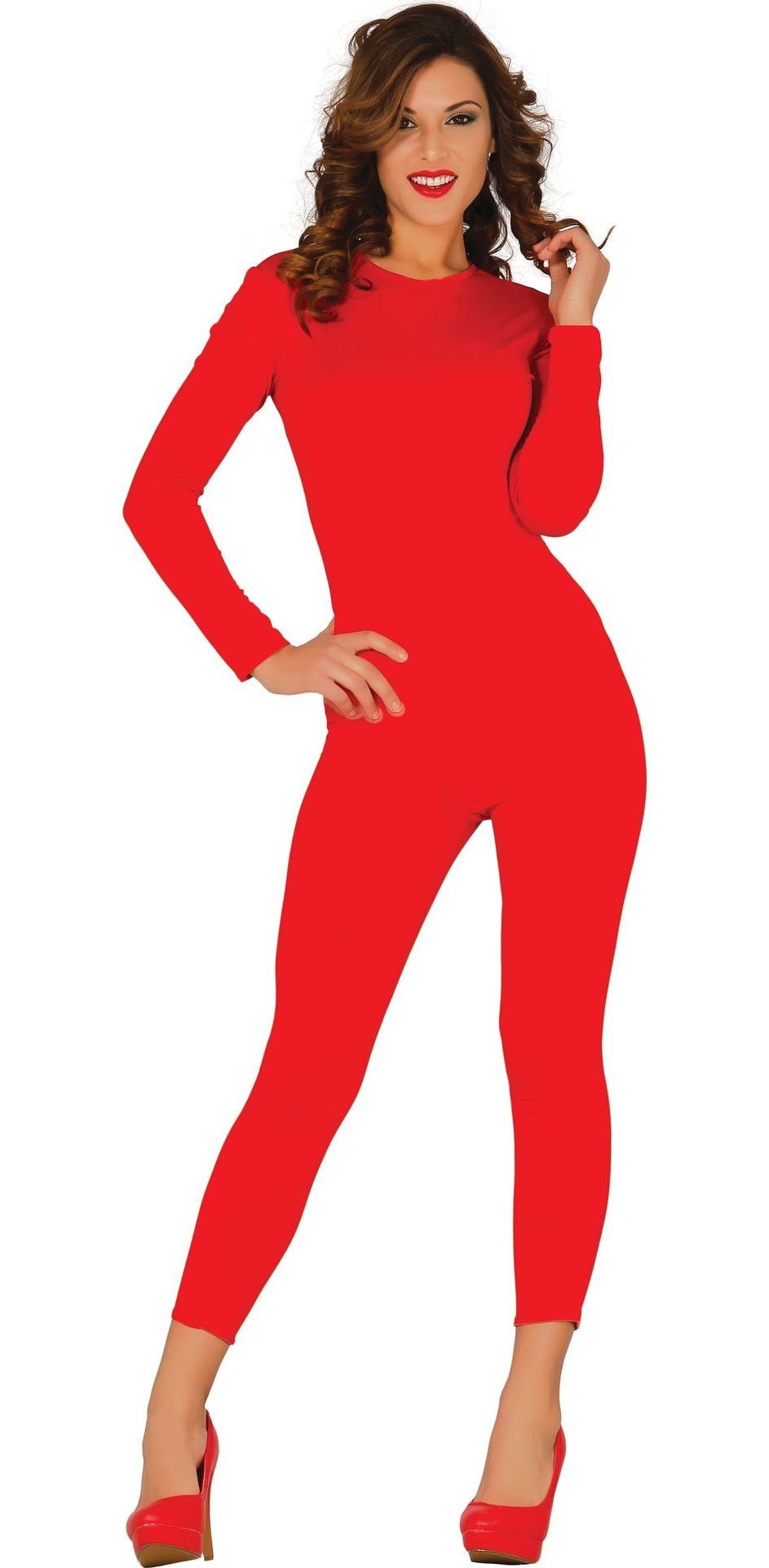 Jumpsuit dames rood