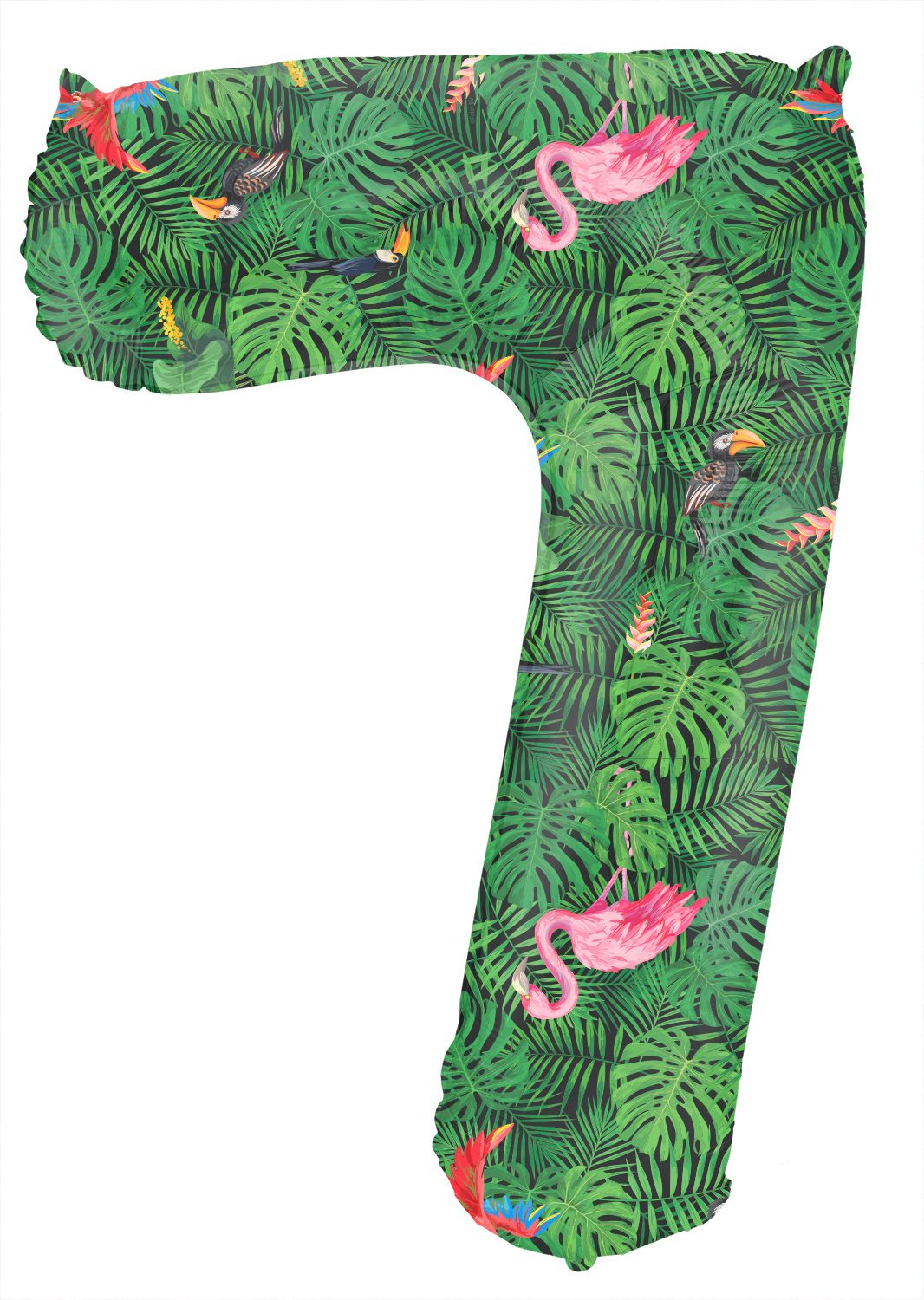 Jungle vibe cijfer 7 folieballon
