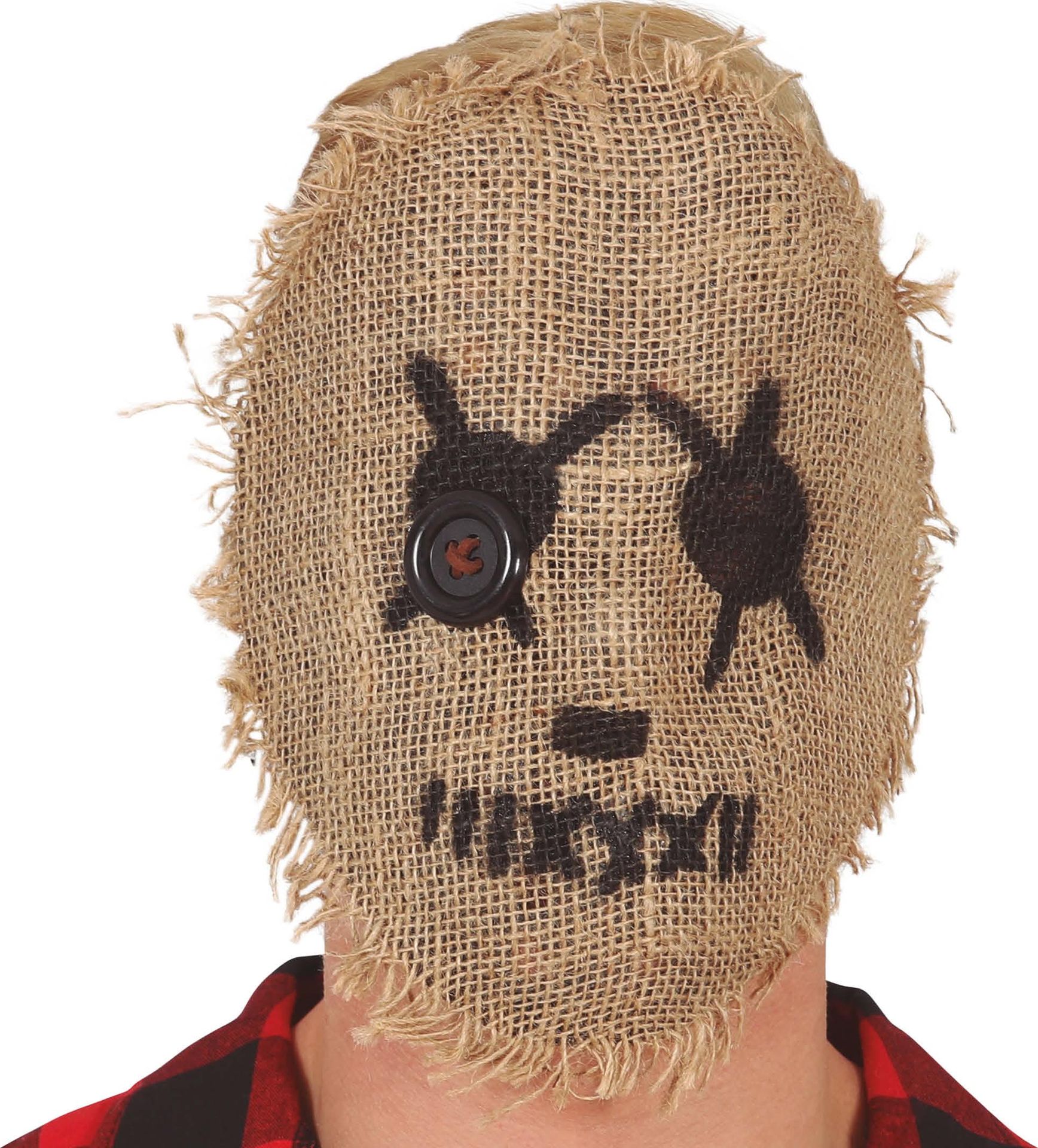 Juten lappenpop voodoo masker halloween