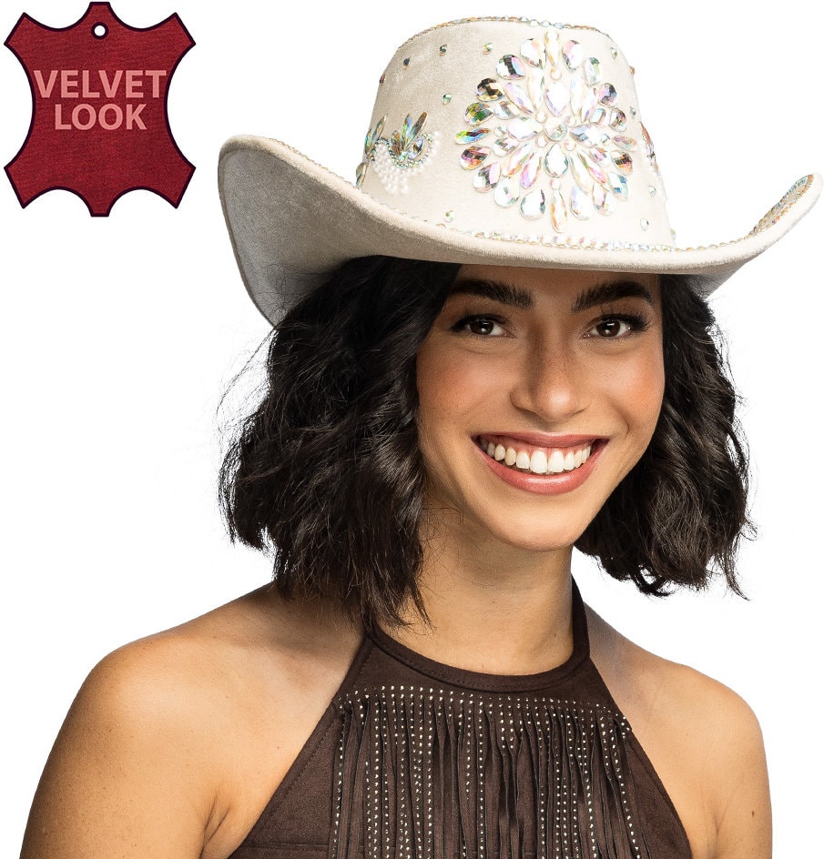 Juwelen Cowboyhoed Beige